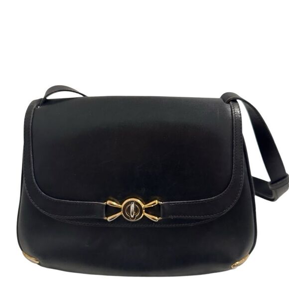 Gucci leather and gold metal shoulder bag - Picture 3 of 11